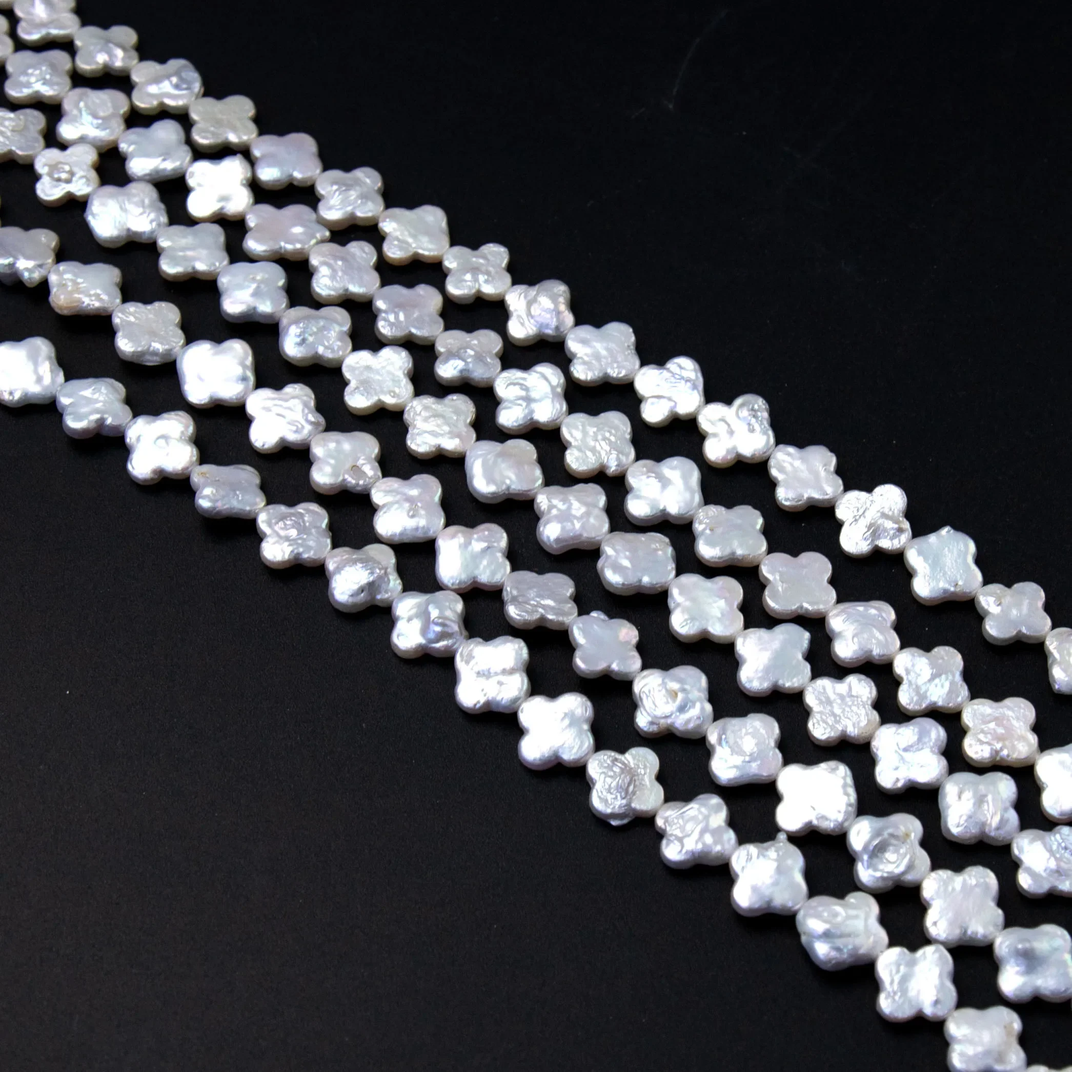 

11-12 мм натуральный пресноводный жемчуг, белый цветок, свободные бусины для ювелирных изделий, ожерелье, браслет, 1 нить