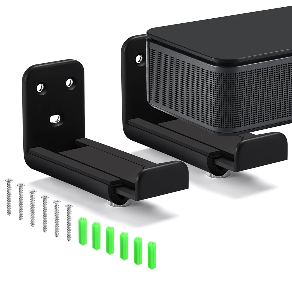 

Soundbar Wall Mount Bracket Anti-Drop Soundbar Speaker Wall Holder Drywall Sound Bar Wall Bracket for Samsung Vizio LG for Bose