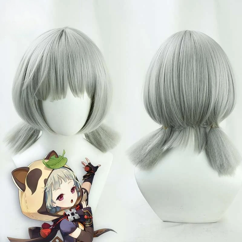 

Genshin Impact Sayu Косплей Парик Аниме Игра Ролевая игра Костюм для вечеринки Опора Парики Синтетические волосы Термостойкое волокно