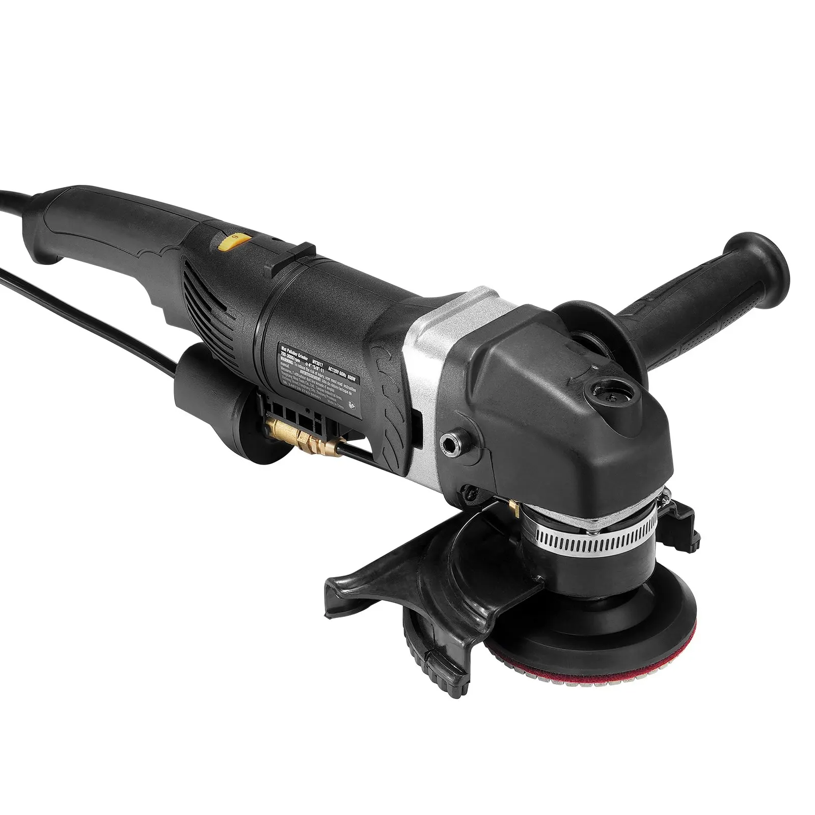 

Wet Polisher 800W, 4" Concrete Grinder With 6 Variable Speed And 7 Polishing Kits, Wet Grinder Machine For Marble, Granite,