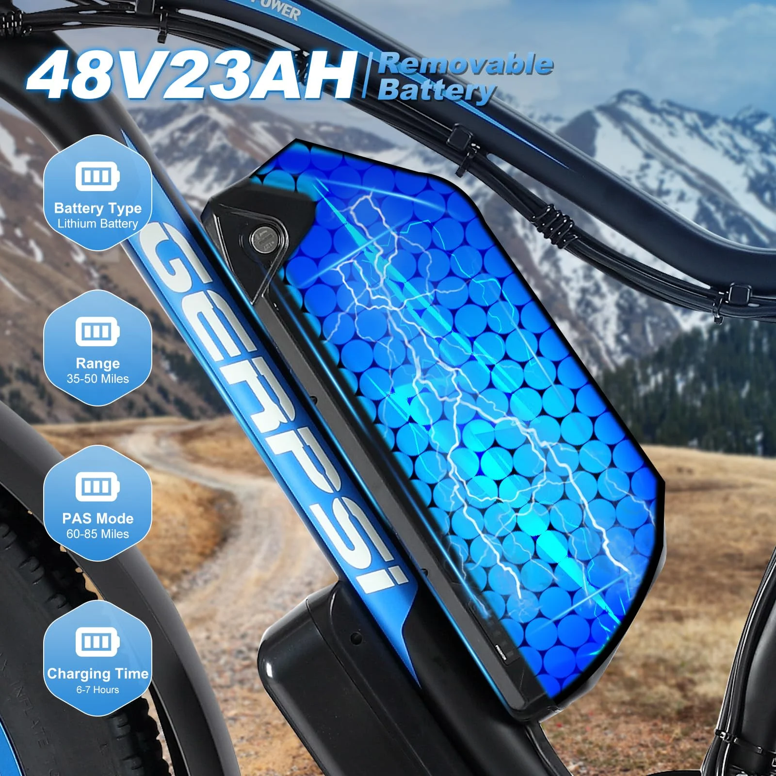 دراجة كهربائية للبالغين 2000 واط محرك مزدوج 48 فولت 23AH بطارية قابلة للإزالة دراجة كهربائية الفرامل الهيدروليكية 26*4 بوصة الدهون الإطارات الإلكترونية #3