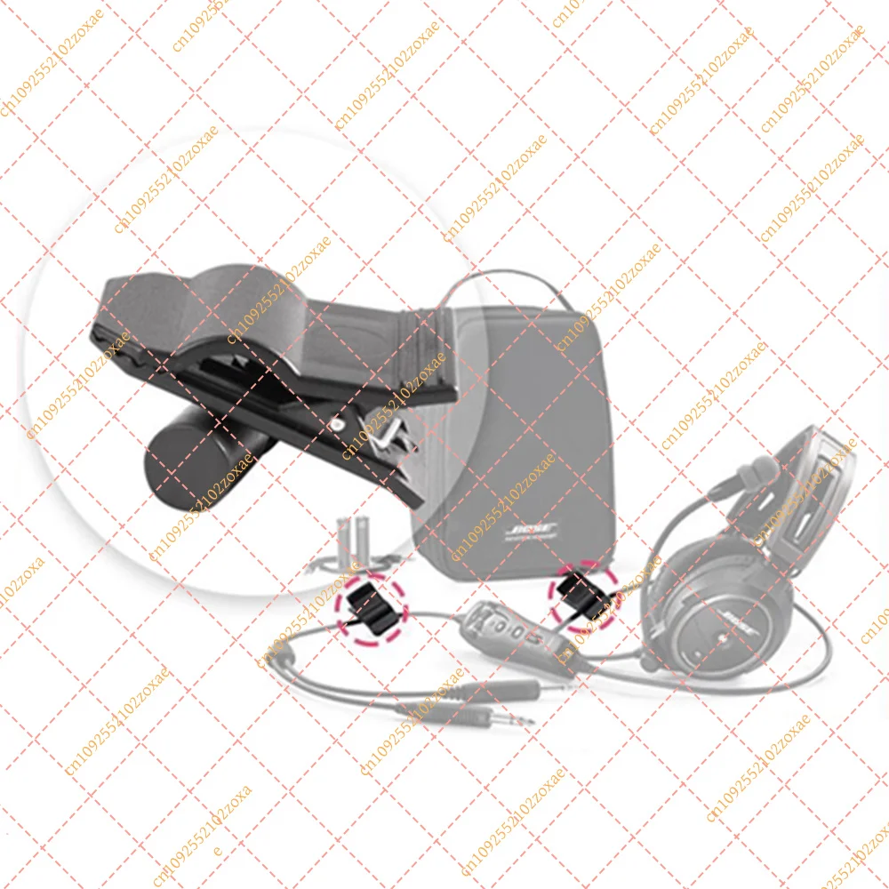 Cable Clip for Aviation Headset, Proflight Series 2 A20 Compatible, Wire Organizer for Flight Headphones, JayCreer
