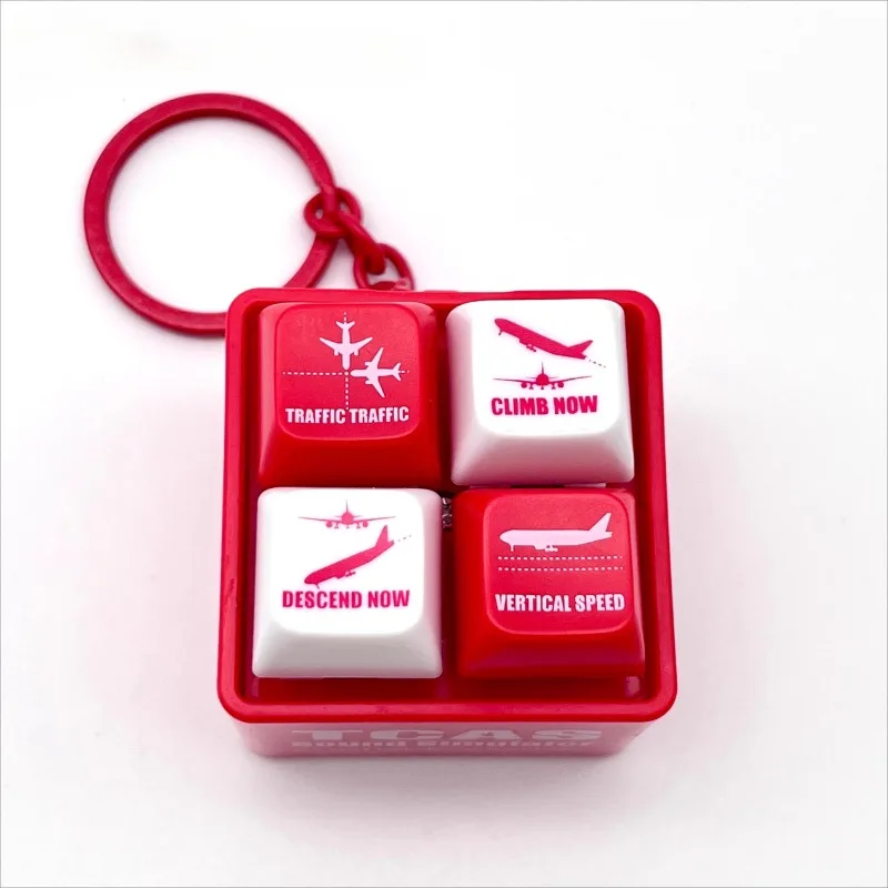 TCAS Warning Sound: Boeing Airbus Keychain, Fun Aviation Cultural and Creative Gift  Boeing Airbus b737 777 A320 A330 egpws