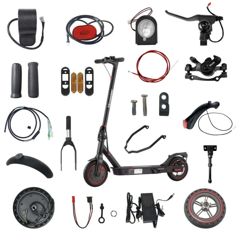 I9 Pro i9 Max Scooter varias piezas de repuesto acelerador guardabarros trasero palanca de freno para iScooter piezas de reparación de patinete eléctrico