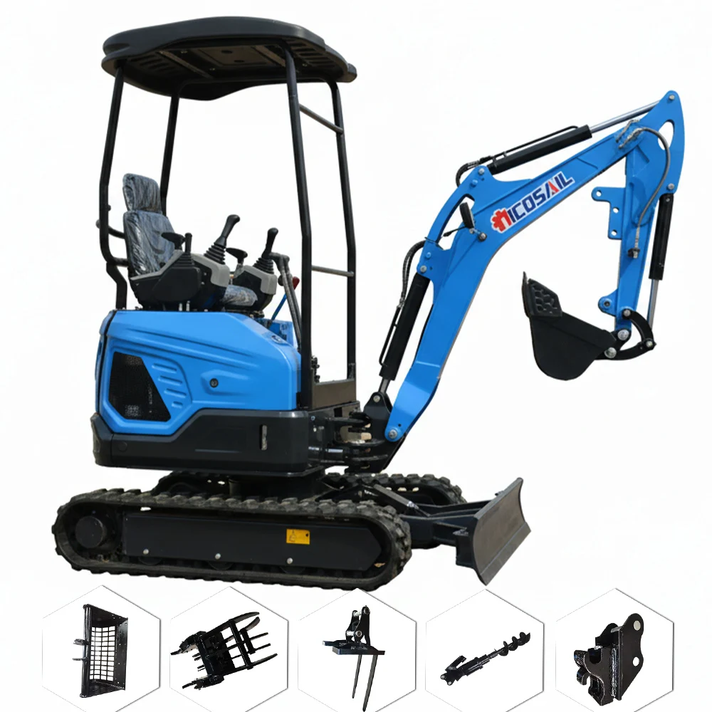 

1.8 Ton Compact Digger CE Approved Euro 5 Reliable Quality Durable Structure for Agricultural Work