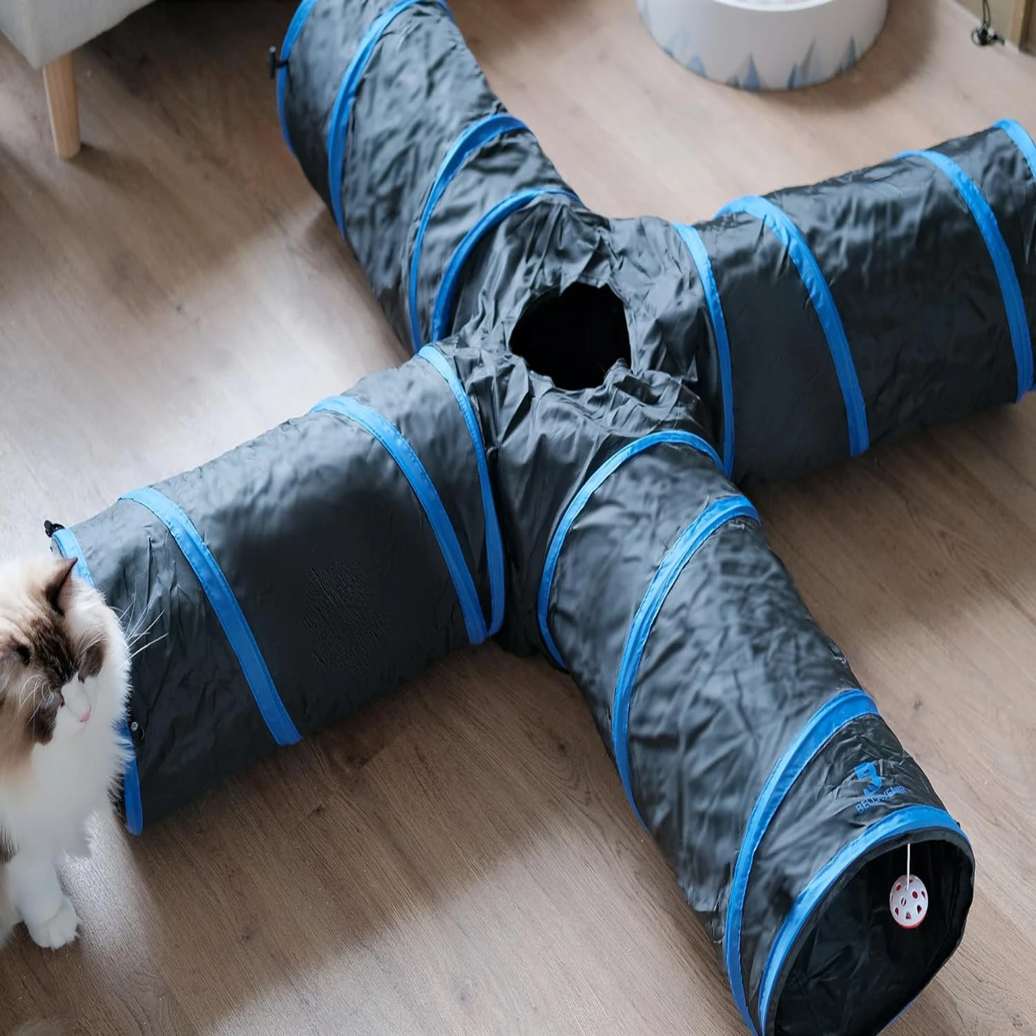 Soft, Cozy, and Comfortable Ultimate Large Cat Tunnel Toy - Hassle-Free Enjoyment with Easy-to-Clean Materials - Supplies for In