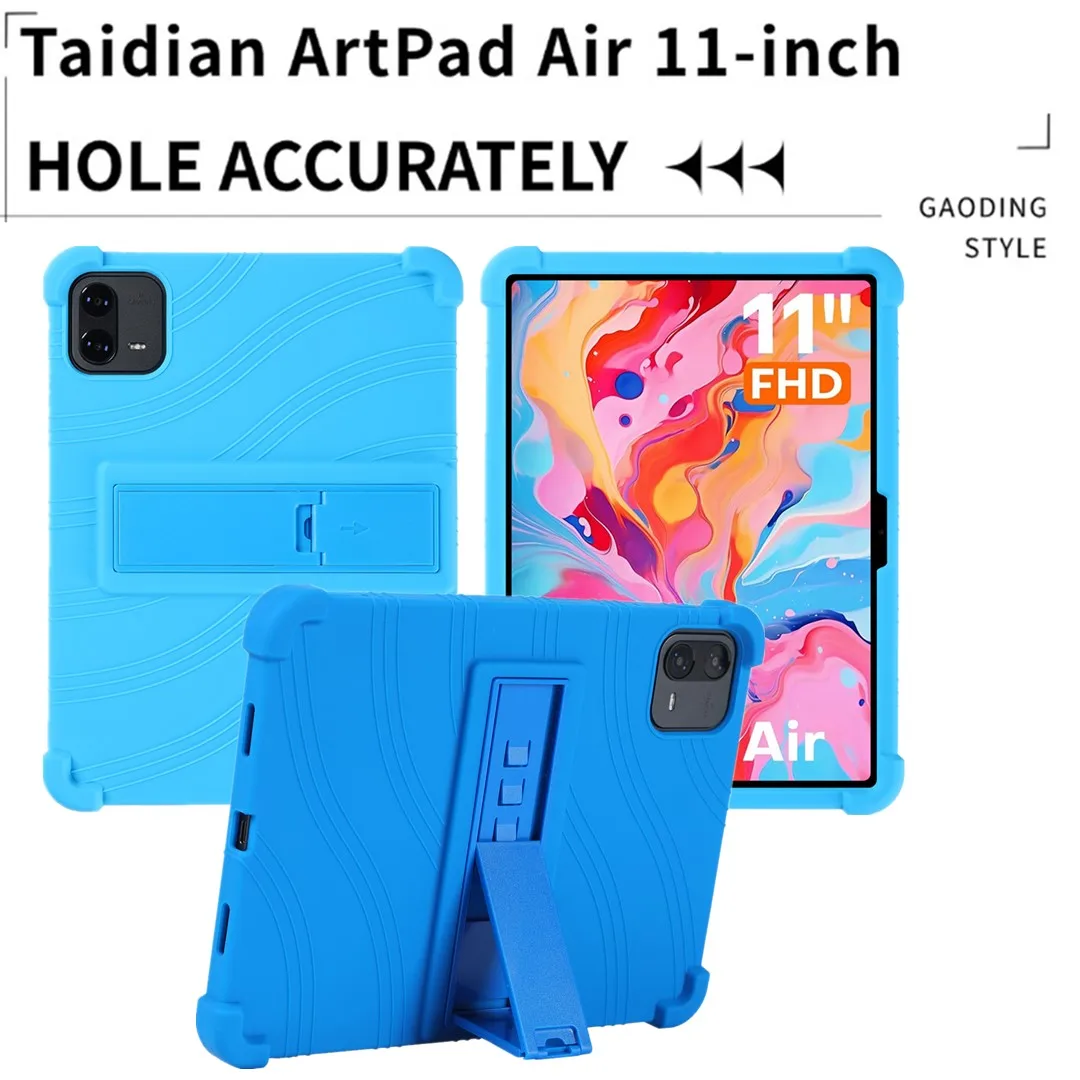 

For Teclast ArtPad Air 11 inch Tablet Case 202S New hockproof Silicone Cover with Multi Angle Stand Anti Slip Full Protection