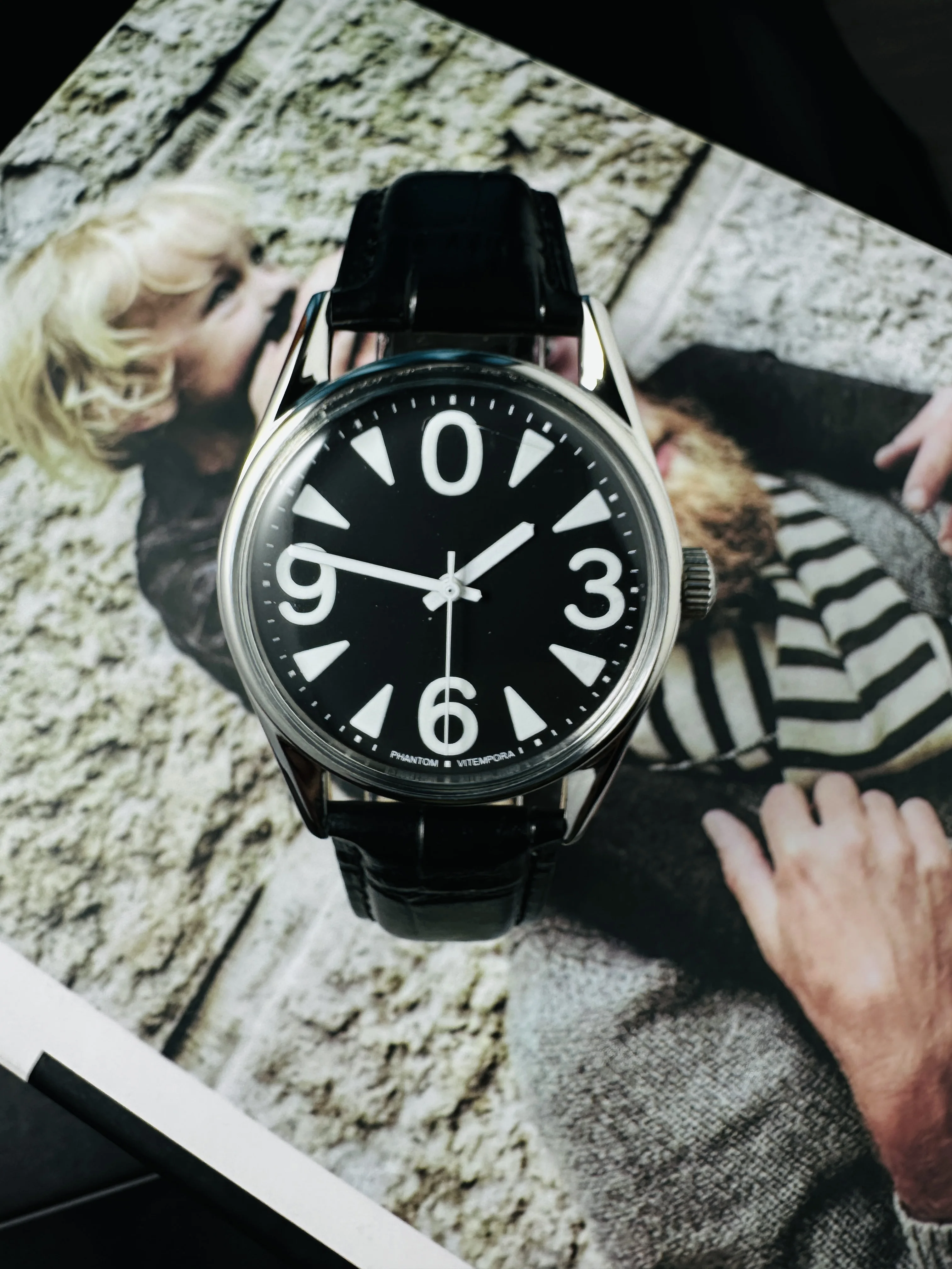 Men's Mechanical Watch for Shanghai 8120 Manual Movement 38mm