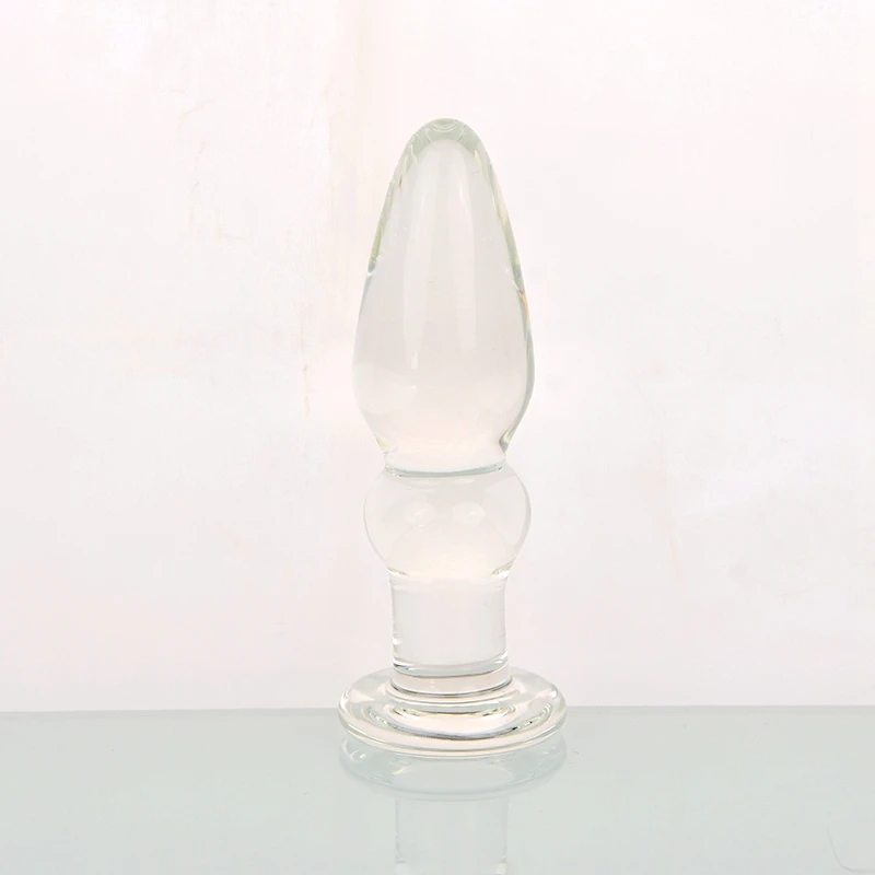 Fabrik Großhandel kleine Größe niedlichen transparenten Glas Butt Plug/niedlichen Glas Dildo Spielzeug/klaren Butt Plug für Liebhaber Vergnügen