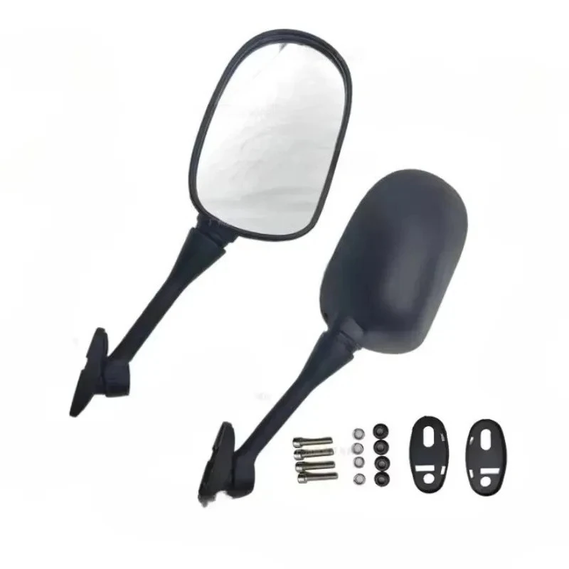 2 قطعة 2003 2004 2005 2006 2007 جديد ل CBR600RR Blackt دراجة نارية مرايا الرؤية الخلفية عاكس مرآة الرؤية الخلفية #2