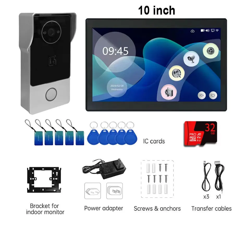 Рисунок 6 - Беспроводная Wi-Fi 2-проводная видеодомофонная система