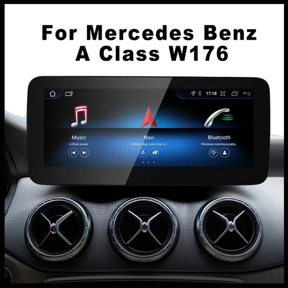 10.25 12.3 inch Car Radio android For Mercedes Benz A Class W176 Multimedi Video Player GPS wireless android Carplay Head Unit