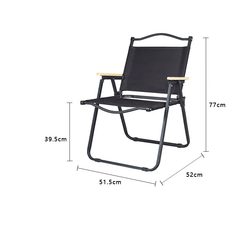 Outdoor Folding Chair Camping Picnic Table Fishing Leisure Portable Chair Ultra Light Aluminum Alloy Stool