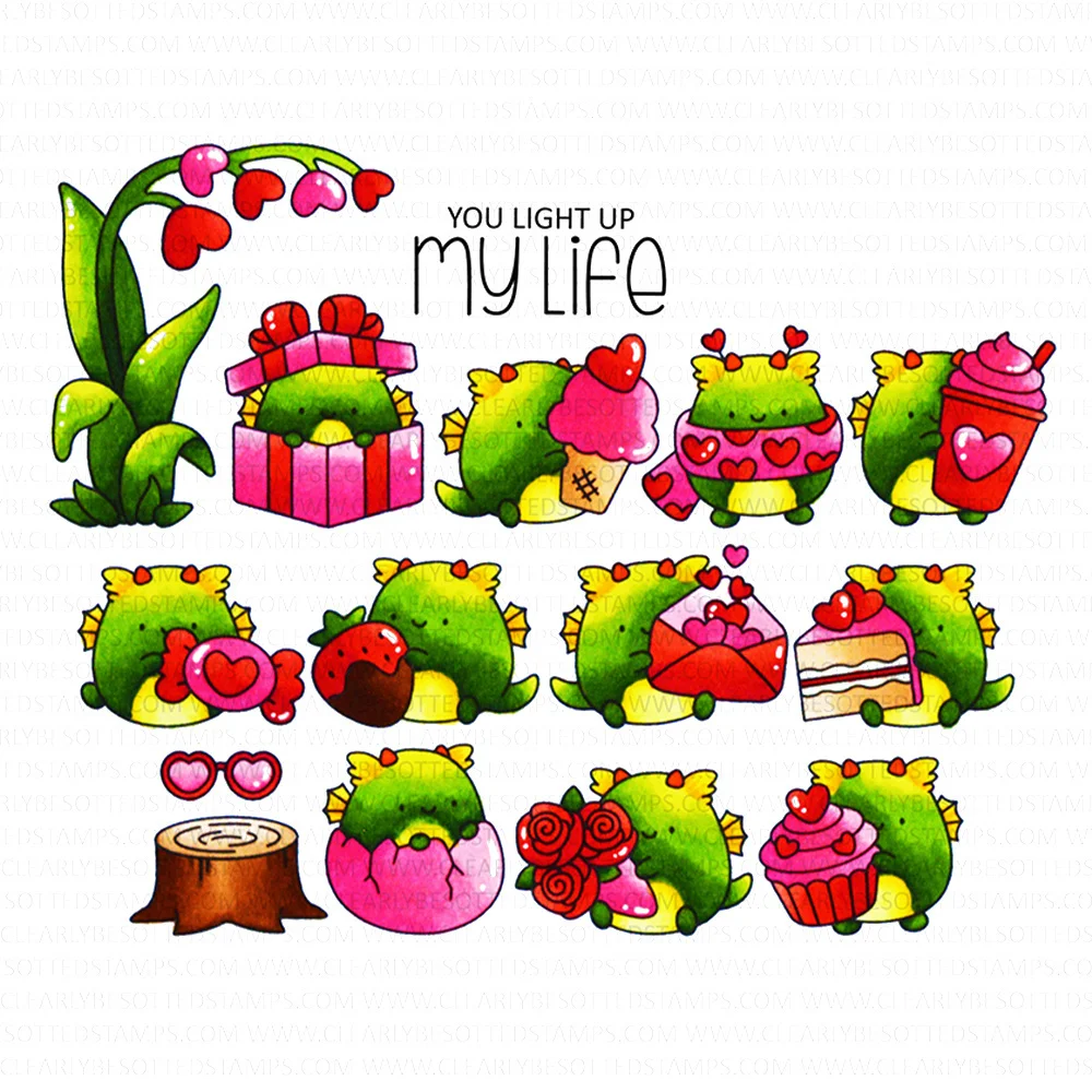 Mini Mischief Maker Metal Cutting Dies Clear Stamps Sets Scrapbooking DIY Album Make Paper Card