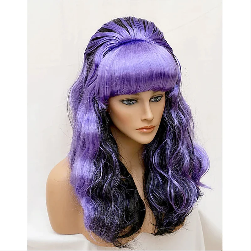 HAIRJOY ​​Synthetische Haar-Bienenstock-Perücke für Damen, lockig, lang, hitzebeständig, Cosplay-Perücken – Detail 7