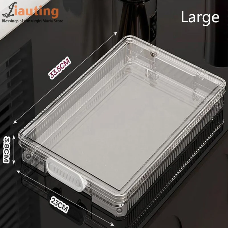 Scatola portaoggetti vuota per unghie Set di imballaggio per unghie finte per organizzatore di manicure Forniture per unghie con nastro adesivo biadesivo