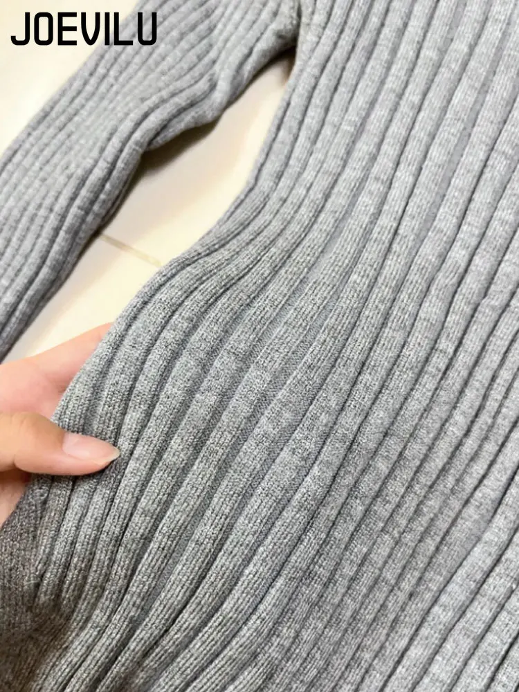 Off Shoulder Strap Pullover Sweater Long Sleeved Knitted Tops Female Slim Fit Lining Babes Korean Fashion Jumper Y2k Clothes