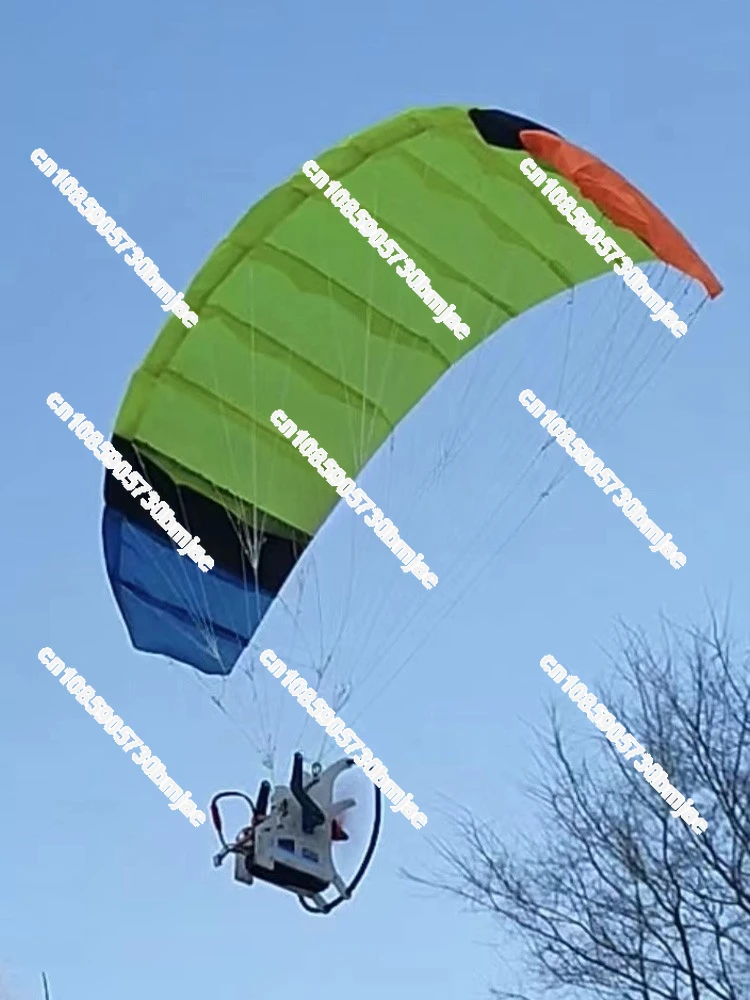 1.28m RC Powered Paraglider Droneleaf1.28 Walk The Dog Gods Stunt Flying Parachute Bright Model Flying Paraglider Model Toys