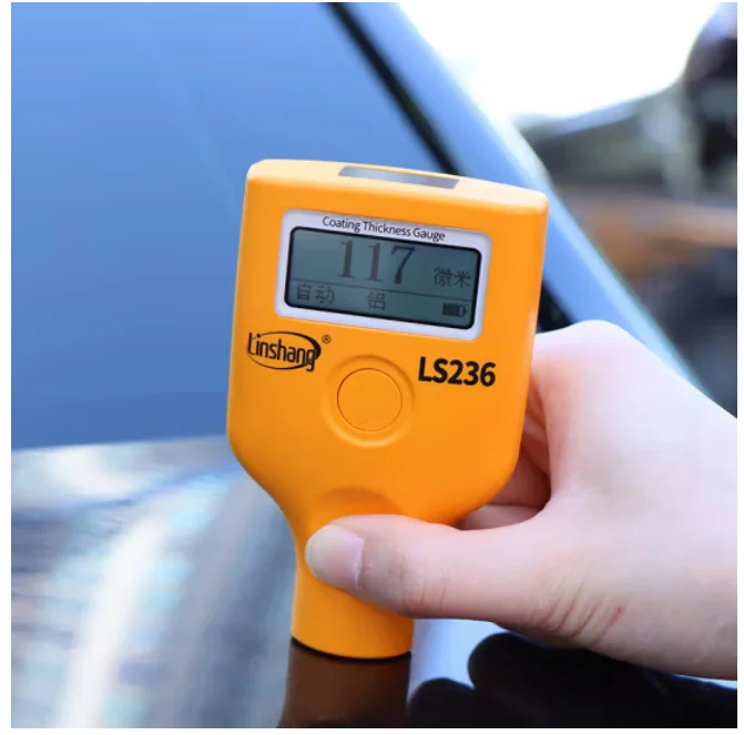 LS236 car paint meter The nemesis of metallic putty OLED low temperature resistant screen Identify iron galvanized body