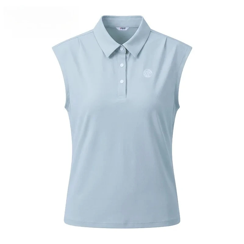 PGM Women's Golf Vest Spring and Summer Sports Pullover Shirts Top YF892