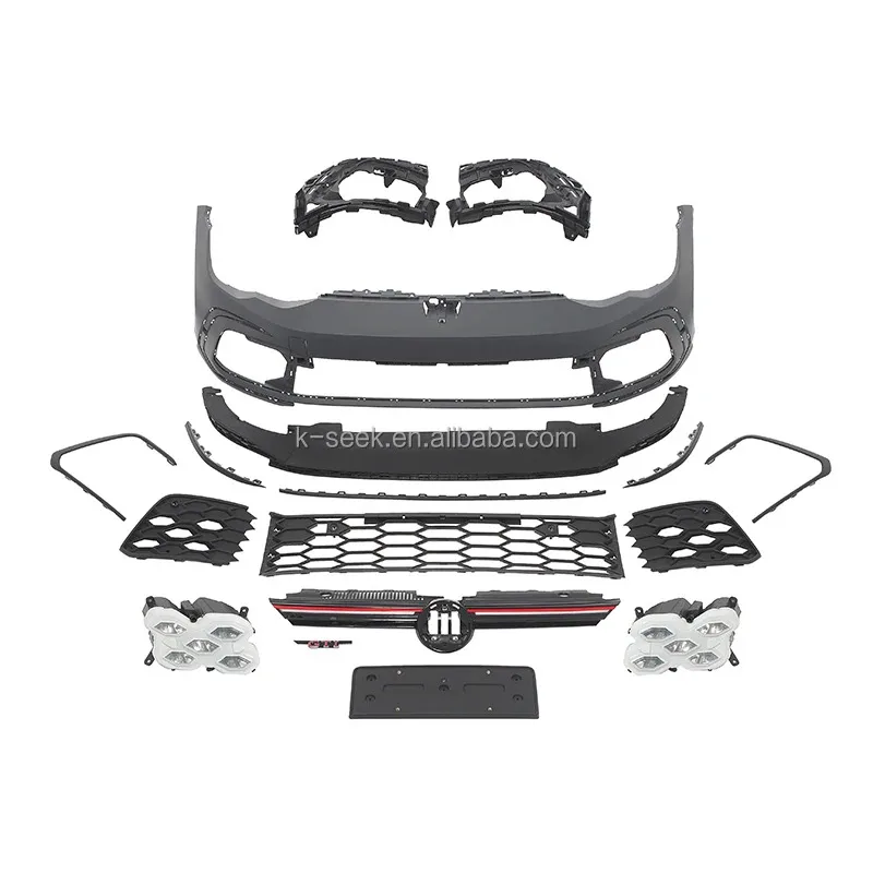 

K-SEEK Vehicle Modification Parts Front Bumper Grille Car Facelift Body Kits for VW 8 GTI