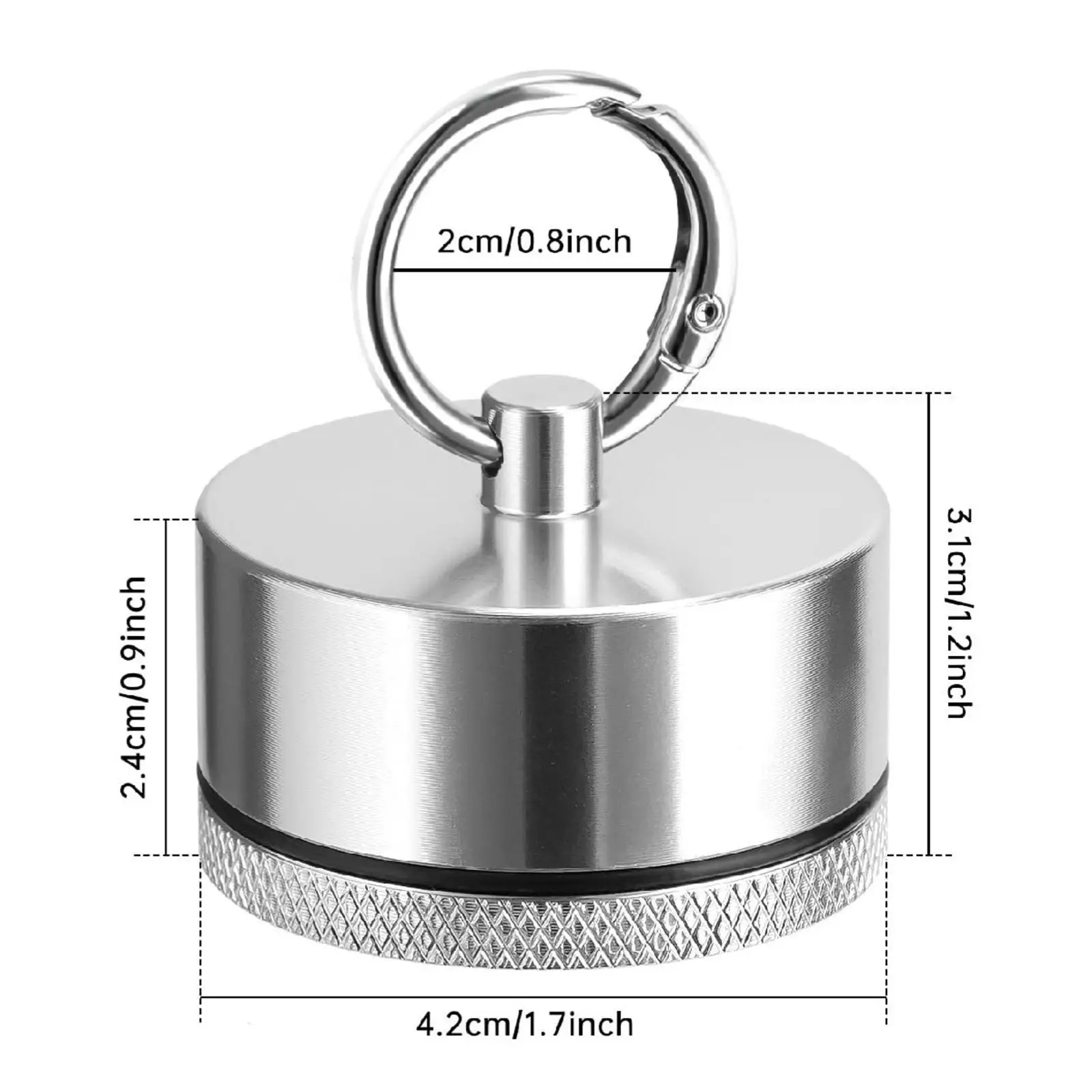 Portable Mini Jewelry Storage Box Aluminum Alloy Keychain Organizer Travel Case for Rings Necklaces