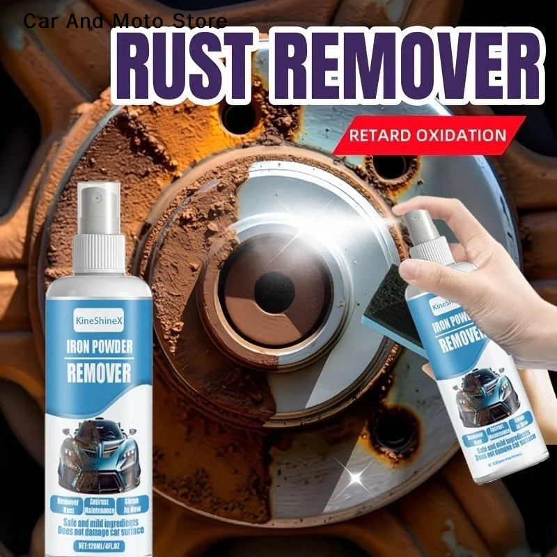 50/100ML Automobile Metal Rust Removal Spray Auto Wheel Parts Paint Anti-rust Anti-oxidation Car Clean Maintenance Protection