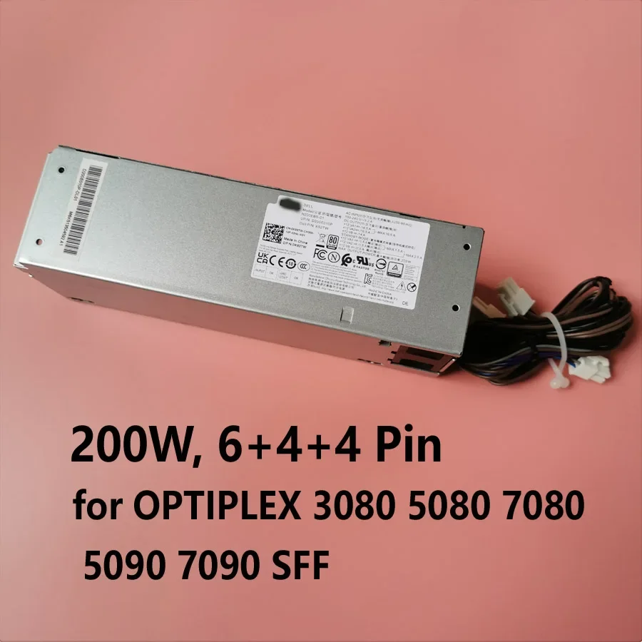 New Optiplex for  3080 5080 7080 5090 7090 SFF 200W Power Supply Adapter PSU H200EBS-01 L200EBS-01 H200EPS-01 K92TW 5TVM5 52C2P