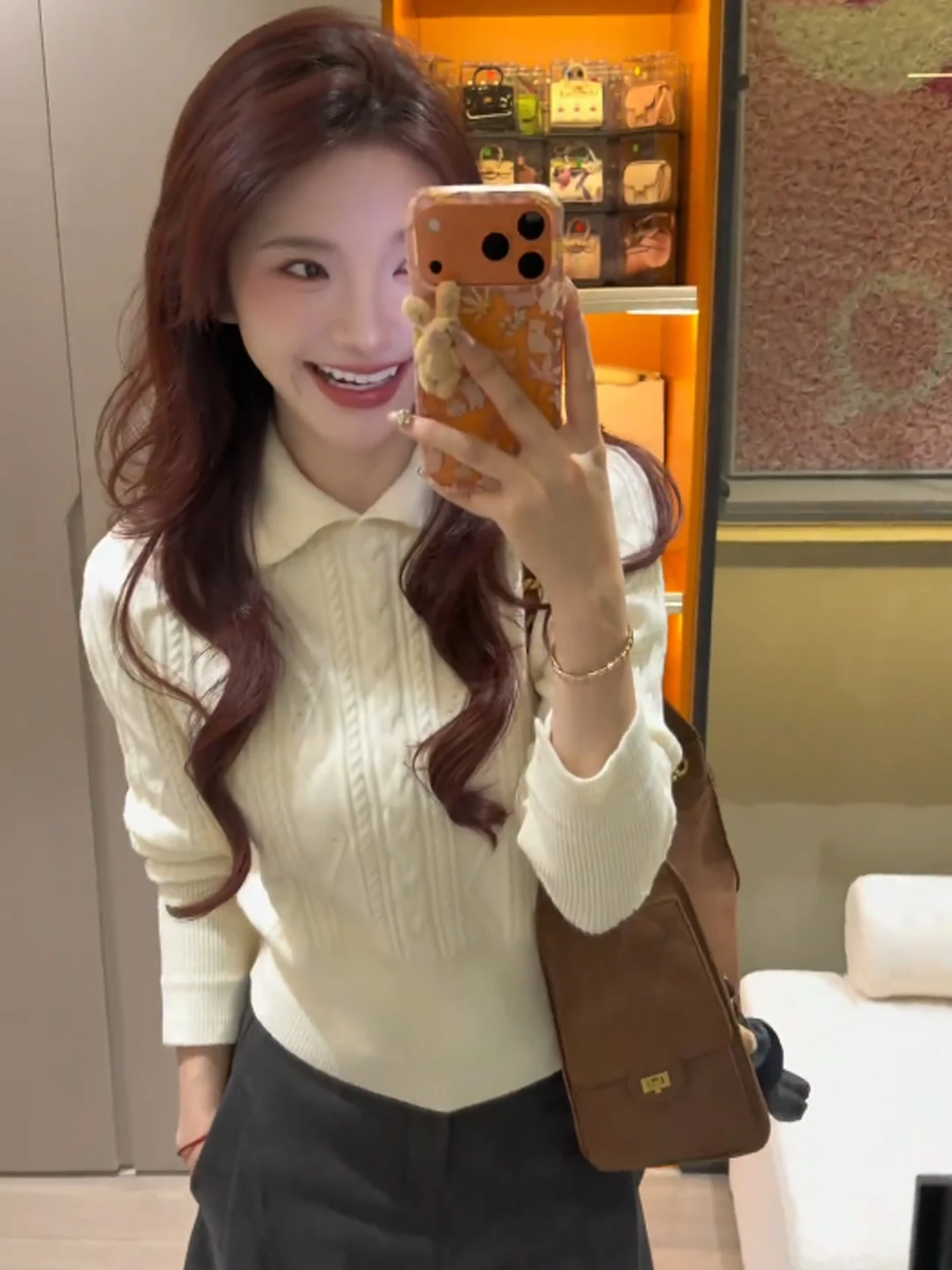 

Women's Ne Long Sve Knitted Sweater Slim Fit Autumn Winter Warm Soft Base Layer Top Faionable Commute Sle