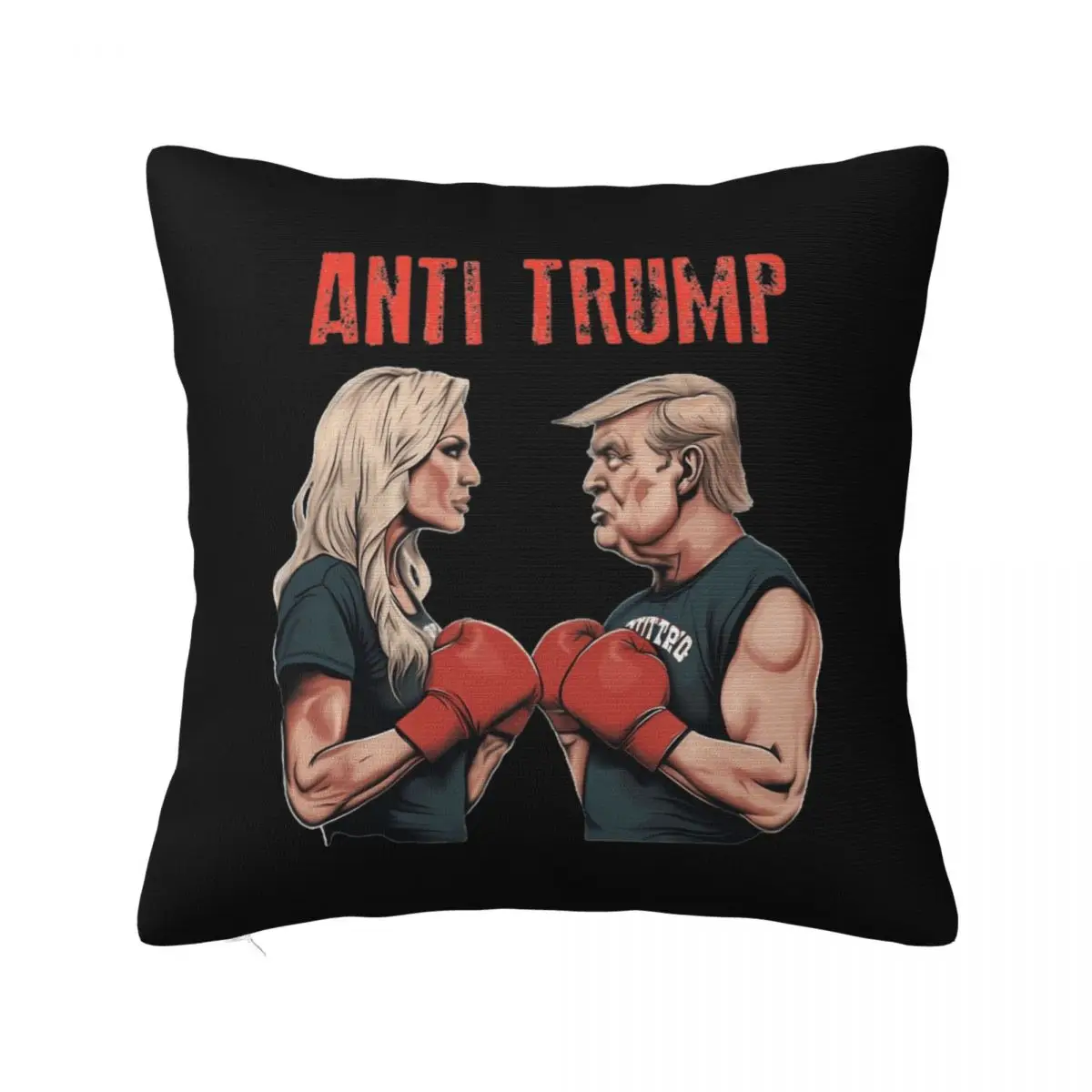 

Stormy Daniels With Donald Trump Pillowcase Polyester Cushion Cover Decor Throw Pillow Case Cover Home Dropshipping 40X40cm