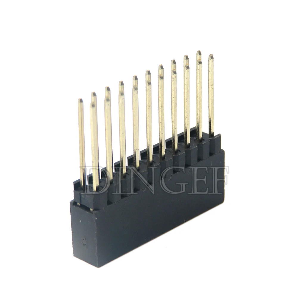 2.54mm 2x10P/16P/20P/25P/32P/40 Pin Female Stacking Header Connector Dual Row 2x20P PC104 For Raspberry Pi 2 Mode