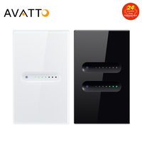 AVATTO Tuya WiFi/ZigBee 1/2 Gang Dimmer Light Switch Touch Panel APP Remote Control Smart Dimmer Switch For Alexa Google Home
