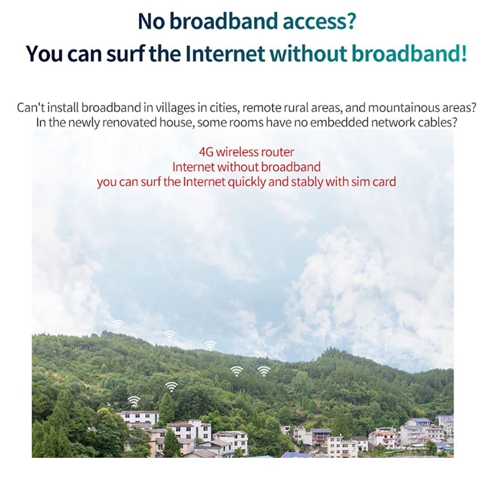 TIANJIE R9 4G LTE เราเตอร์ WiFi มือถือ – อุปกรณ์ซิมอินเทอร์เน็ตแบบพกพาพร้อมแบตเตอรี่ 5000mAh |   รองรับผู้ใช้ 32 คนสําหรับบ้าน สํานักงาน รถบ้าน