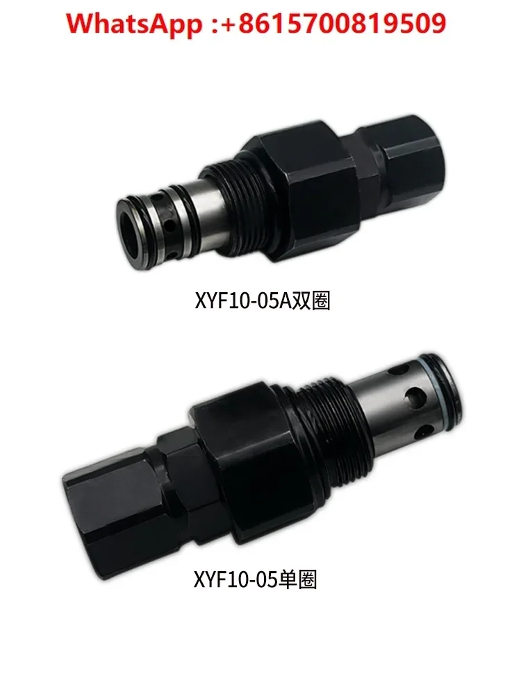 Threaded cartridge type XYF10-05 pilot operated relief valve safety valve sanitation vehicle power (one piece)