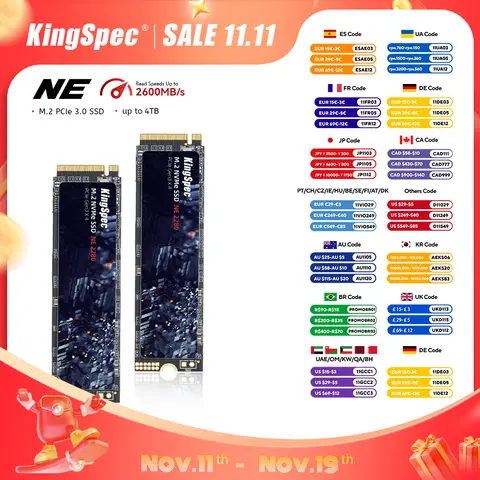 NVME SSD M2 512GB 1TB for Laptop KingSpec