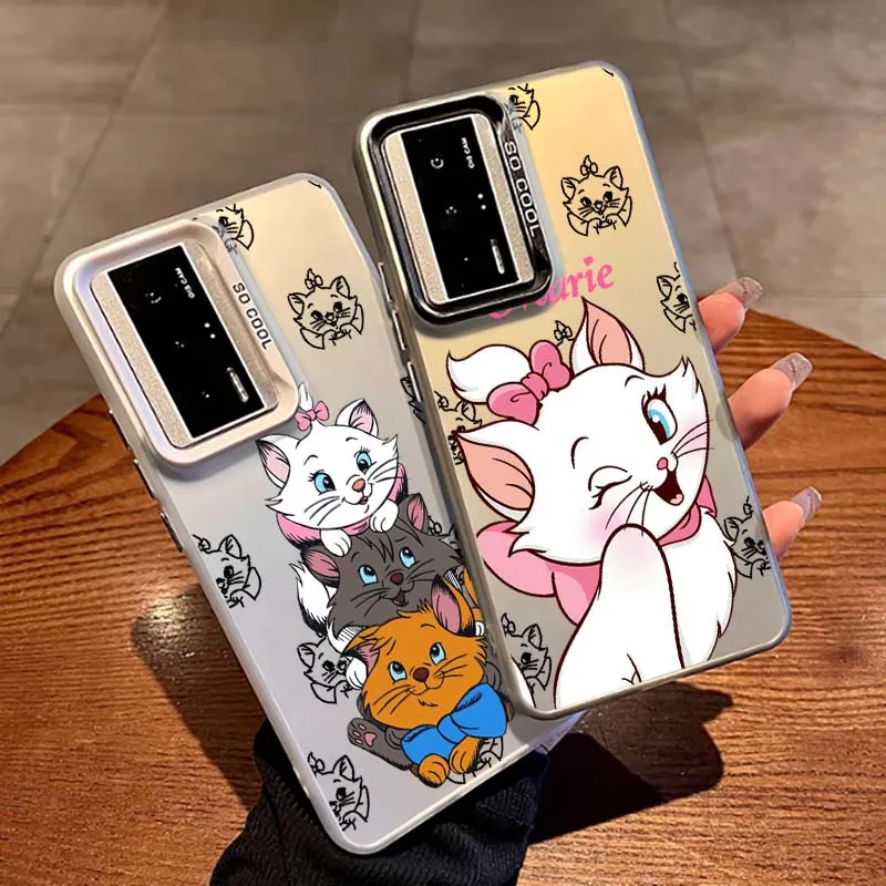 

Disney Mary Cat Phone Case For Xiaomi Redmi Note 14 12 13 11 10 11S 10S 12S 8 9S 13R Pro Plus 5G Colorful Silver
