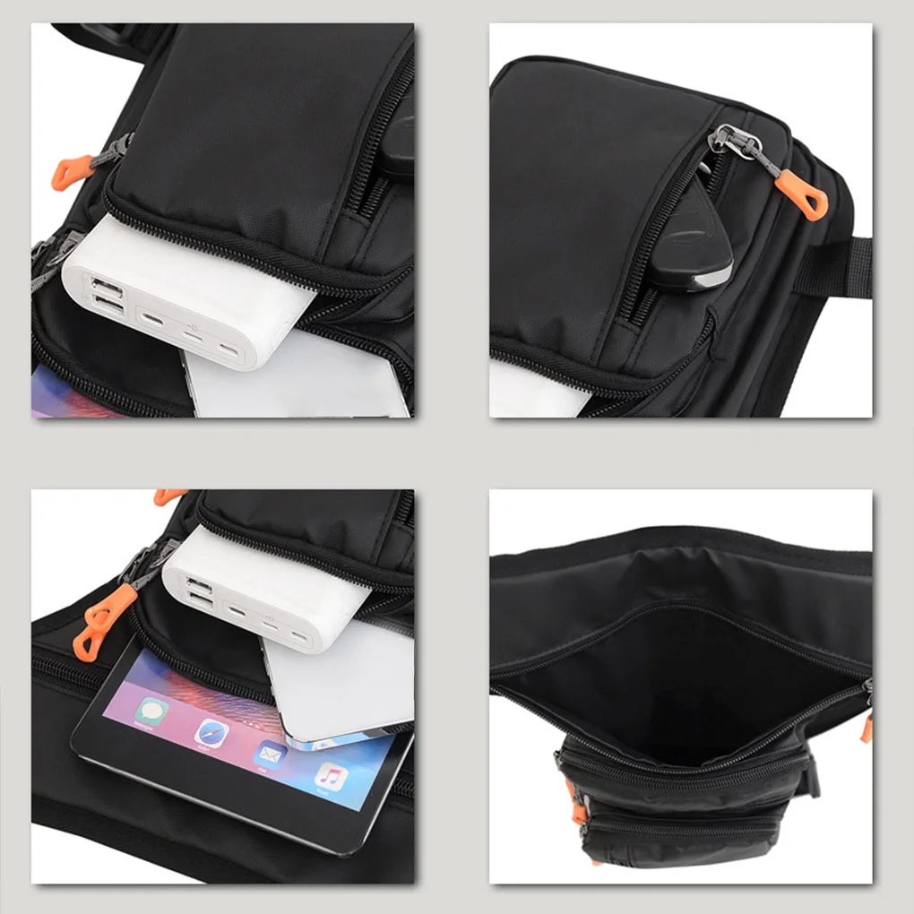 Tas Pinggang Pria Anti Air, Tas Selempang Pinggang Fashion, Tas Selempang Motor, Tas Penyimpanan Outdoor untuk Hiking