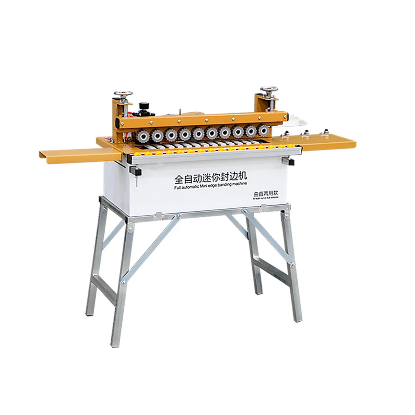 Edge Banding Machine with Dual Function of Bending and Straightening, Automatic Board Feeding, Paint Free Sealing Board Repair
