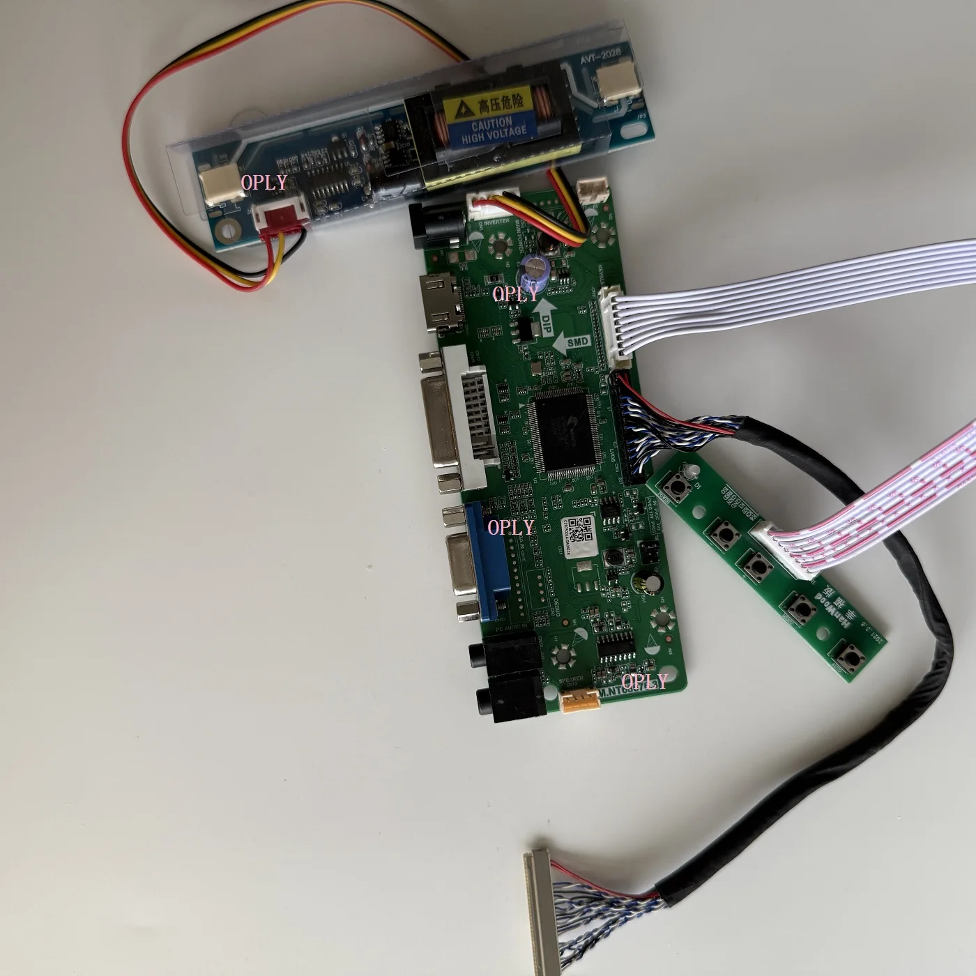 M.NT68676 Controller Board HDMI-compatible kit VGA DVI for G121SN01 G121SN01 V0 800X600 12.1