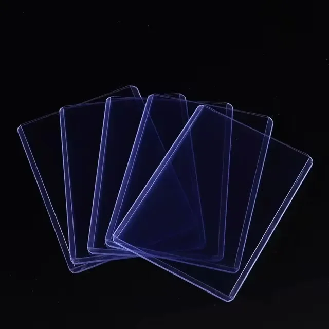 35PT Obere Abdeckung Loader Klarer schützender Sammelkartenhalter Hartplastik Kartenhüllen Halter für Baseballkarten Sportkarten