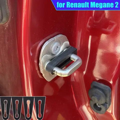 Renault Megane 2 Scénic 2 2002-2008용 사운드 댐퍼 도어 잠금 버퍼 방음 끽끽 소리 청각 장애인 씰 데드너 데드닝