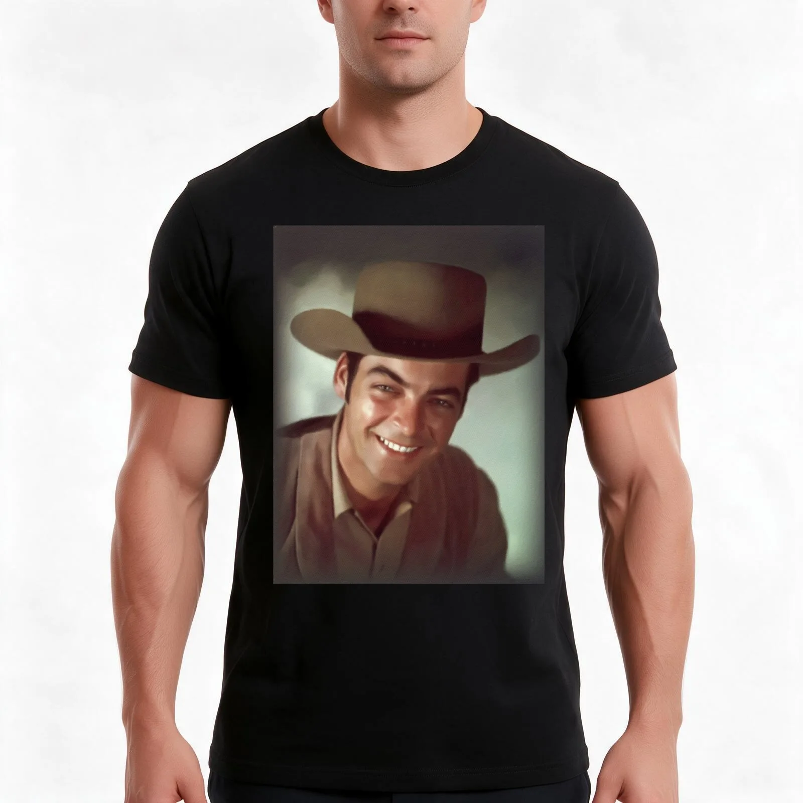 Rory Calhoun Movie Legend T-Shirt Summer Casual Cotton Tee Oversized Streetwear Tops Vintage Graphic Print Unisex Men Women