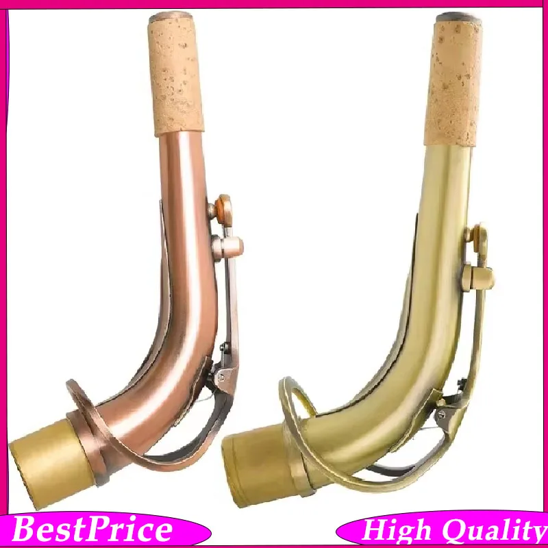 irin-アルトサックスネック-245mm-ブラス製アルトサックス-ベントネック-ヴィンテージレッドカッパーブロンズ-木管楽器パーツ＆アクセサリー