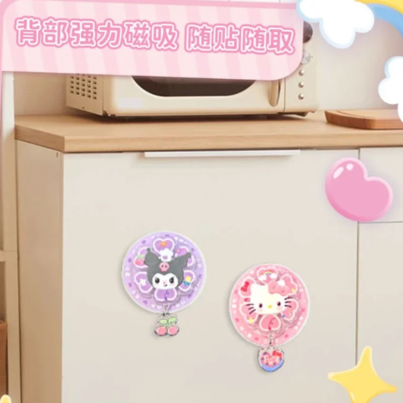 Sanrio 50e verjaardagsschema-serie - hello kitty schattige cartoon spinner ornamenten speelgoed koelkast magneet pop kuromi anime