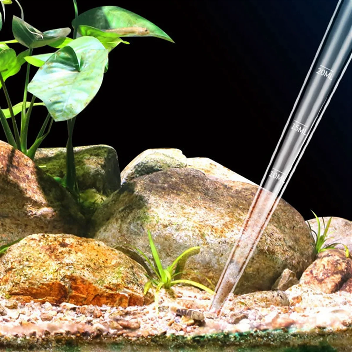 Aquarium Water Changer Mini Straws Aquarium Clean Pipette Water Changer Aquarium Cleaner Straw Aquarium Equipment SiphonJAS