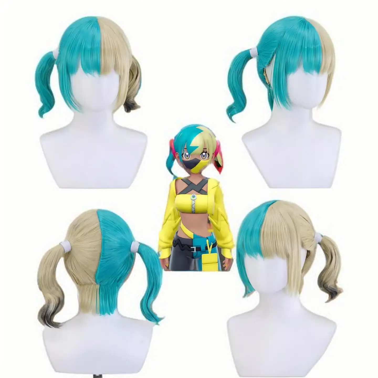 ポケモン伝説 ZA ジャシンテ コスプレウィッグ カナタスタイル 人工毛 カスタムアニメウィッグ 仮装パーティー用
