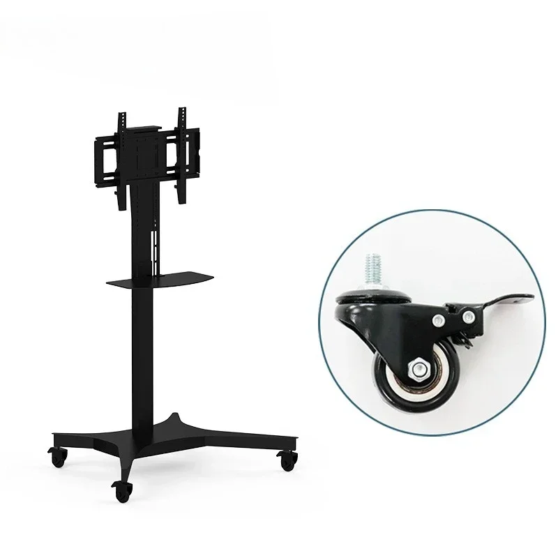

Mobile TV, electric remote control floor cart, intelligent office 360 ° rotatable lifting TV bracket