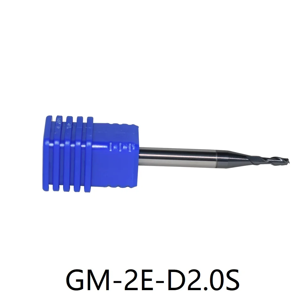 ZCC GM-2E-D1.0S 1.5S 2.0S 2.5S 3.0S 3.5S 4.0S GM series Solid carbide milling End mill Semi-finishing