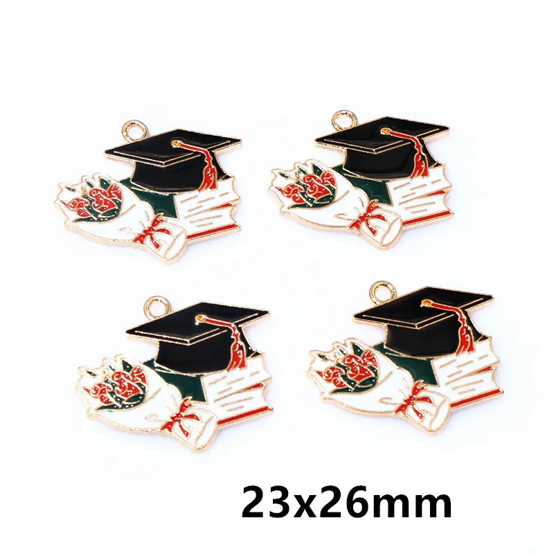 أنيق التلبيب دبوس بروش التخرج قبعة الدكتوراه دبوس لحفل التخرج مدرسة التخرج #4