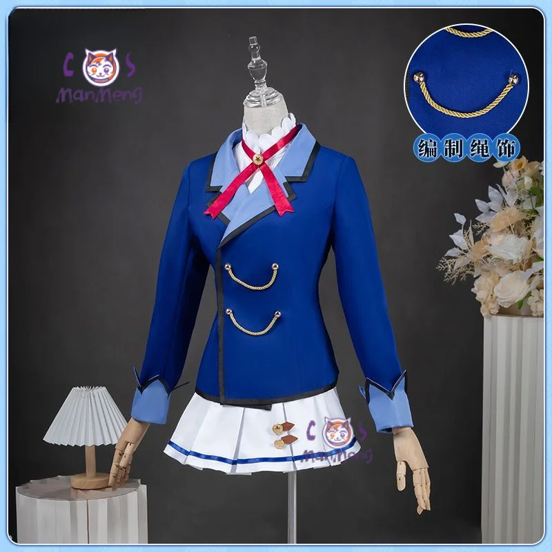 Anime Aikatsu!Hoshimiya Ichigo Nijino Yume Cosplay costume Campus JK shirt tie skirt accessories cute set party carnival uniform